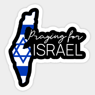 Praying for Israel Sticker